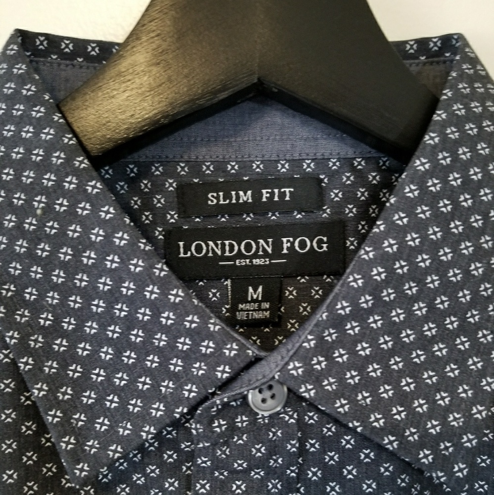 London Fog short sleeve button down shirt